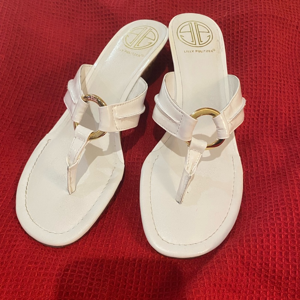Lilly Pulitzer McKim slip on sandals size 7